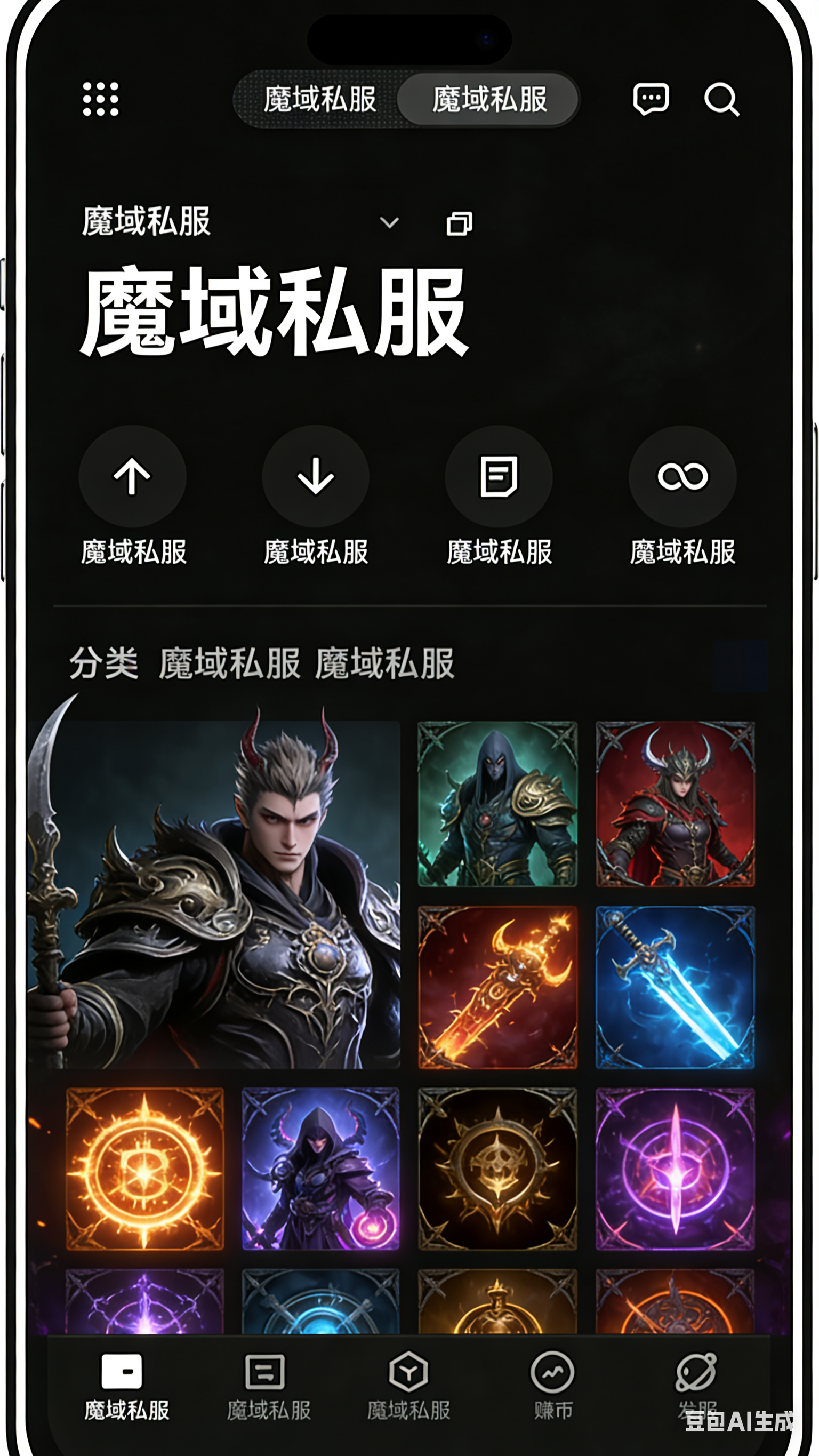 公益魔域私服夫妻技能面板